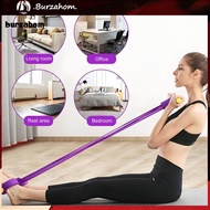 BUR_ Fitness Resistance Band 6-tube Resistance Band 6-tube Sit-up Pedal Resistance Bands with Handle