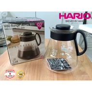 HARIO V60 Range Server Coffee 800ml XVD-80B 03 • Made in JAPAN Drip Jug Ready To Serve Size 03 (2-6 
