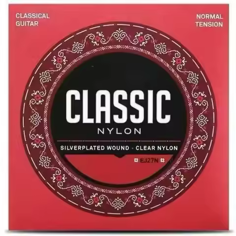 6 String Folk Classical Guitar String Set, Rust Resistant Durable EJ45 EJ46 EJ49 EJ27n, Music Instru