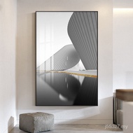 Hanging Paintings Architectural Villa Version Corridor Modern Complex Floor Entrance Aisle Murals St