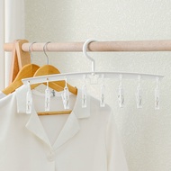 Multi-Clip Drying Rack Hanging Socks Rack Socks Drying Rack Multifunctional Clothes Hanger Student D