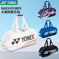 2025 Yonex New BA92431WEX Badminton Bag Sports Bag 6-pack Single Shoulder Multi-function Large Capac