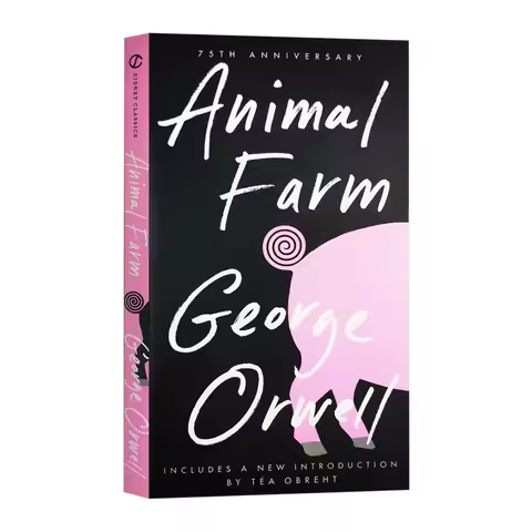 Animal farm George Orwell, Teen English in books story, novels 9780451526342