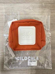 Cilocala掛飾包 小方包 零錢包 卡片包  橘色