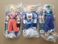全新 Bandai  DragonBall SON GOKOU VEGETA PICCOLO 龍珠 超級撒亞人 悟空 孫悟空 比達 魔童 軟膠 搪膠 塑膠公仔 一套三件 連咭