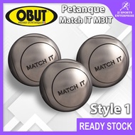 OBUT Petanque Boules Match IT M3IT Style 1 Competition Jack Bola Target Pertandingan Boules Set Bosi