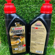 CASTROL POWER 1 ULTIMATE 4T 5W-40 10W-40 10W-50 15W-50 FULL SYNTHETIC FULLY FOR MOTORBIKES (1L) 100%