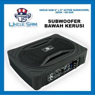 UNCLE SAM 🇺🇸 Car Audio 9”inch Active Subwoofer , 250W - 21US6AS | subwoofer bawah kerusi | woofer su