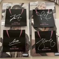 簽名卡Blackpink born pink signed digipack jisoo jennie Lisa rose