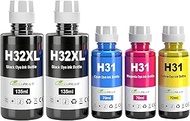 GREENPRINT 31 32XL Ink Multipack Compatible for H P Smart Tank 319 455 515 530 555 558 559 570 655 6