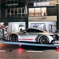 Porsche 911 Carrera Car Sticker Latte 992 Carrera Door Lower Skirt Sports Decoration Color Strip Sti