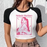 Melanie Matinez crop top teen y2k 2000s goth top tees clearance sales y2k gyaru