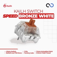 Kailah Speed Bronze White Pre-Bedroom mechanical keyboard switch (Clicky)