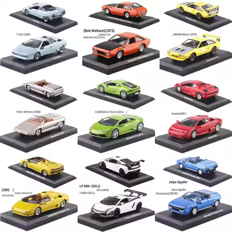 1:43 Scale Metal Alloy Classic Racing Rally Car Model Diecast Vehicles Toys For Collection Collectiv