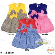 Babysmart - Baby/Girl's Clothes Balloon Dress With Ribbon motif Combination PLANET KIDS Ages 0-12 Mo
