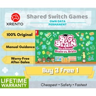 ⚡buy 2 Free 1⚡Nintendo Switch Games Big Brain Academy Brain vs. Brain Kids Murah Digital Download Ow