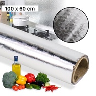1 Waterproof Oil-Resistant Aluminum Foil Wallpaper Sticker 100x60cm - YK-292