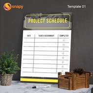 Snapy - Weekly Acrylic Planner | Wall Planner | Schedule Board