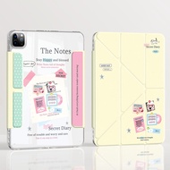 เคสป้องกัน iPad Acrylic Swimming Party Magnetic Separation กันกระแทกสำหรับ iPad รุ่นใหม่ 2025 Air7/6