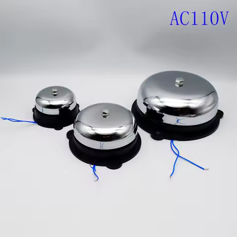AC110V Tradition electric bell 3/4/6 inch High DB Alarm Bell High Quality Door bell School Factory B