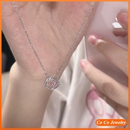 JOJO COCO New KT Cat Beating Heart Necklace for Women