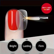 New Gel Top Coat and Matte Base Coat Set, No Wipe Gel Base and Top Coat, Clear Top Coat, Long Lastin