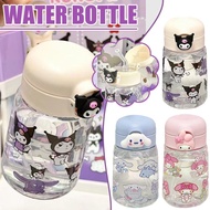 Summer 400ml Water Bottle Cup Large Capacity Cartoon Water Bottle With Straw For Kids D5w9