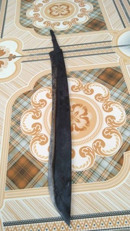 alat kebun golok kukri mentahan panjang 40 CM tebal 5 mili Sudah Di sepuh