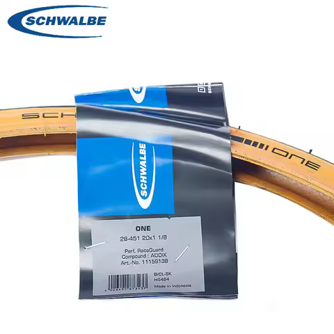 Schwalbe ONE-Folding Bicycle Tire Steel Wire Yellow Edge Outer Tire 451 Durano 20*1.10 20*1-1/8 20 i