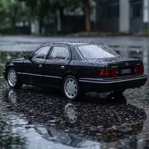 1:24 Lexus LS400 UCF10 Luxury Car Alloy Metal Diecast Model Car Home Decoration Desktop Display Orna
