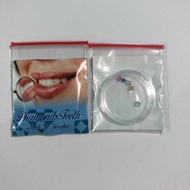 CHINESE TOOTH GEMS WITH STAR MOTIF, CONTENTS 5 PCS