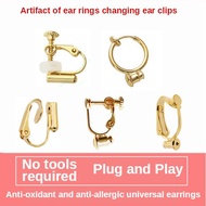 Change ear clip artifact tool-free earring converter ear clip material earring DIY material B41