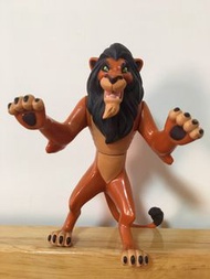 2003年絕版迪士尼獅子王刀疤公仔