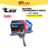 LEO RACING CRANKSHAFT EX5 CLASS 1 JET + 8MM HONDA EX5 CLASS1 JET UP JACKROD