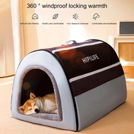 Removable And Washable Autumn And Winter Dog House Dog Kennel Pet Kennel Winter Warm Large Dog House Type Removable And Washable Golden Hair Dog House Dog Bed Four Seasons Universa