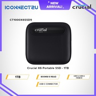 Crucial X6 1TB 800MB/s USB 3.2 Gen-2 Portable SSD - CT1000X6SSD9