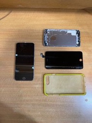 iphone 6 plus 零件機 (1整機+1背殼+1螢幕+1保護殼) 練習用 無鎖可開機 螢幕排線有問題