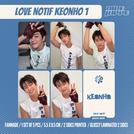 CORTIS PHOTOCARD - LOVE NOTIF KEONHO