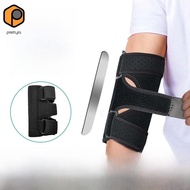 prettyia Elbow Brace Breathable Protective Gear Adjustable Elbow Support Brace Elbow Wrap