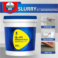 QL-K11 Waterproof Slurry -20KG / Cementitious Waterproof Coating for Plastering Tiles Roof Top
