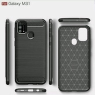 NEW Case HP Carbon Soft Samsung Galaxy M31 Kondom