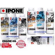 IPONE ENGINE OIL 10W40 4T POWER KATANA 10W50 OFF ROAD 5W 40 SCOOTER OIL 15W50 5.5 10W40 4T MINYAK HI