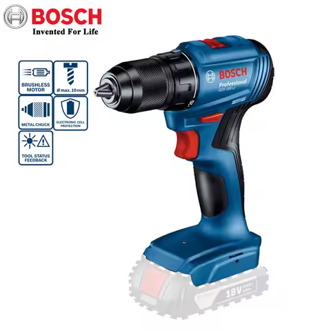 Bosch 18V Brushless Cordless Drill Driver GSR 185-Li Electric Screwdriver Rechargeable Cordless Scre