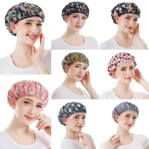 Elastic Mesh Dust-proof Food Work Cap Breathable Design Unisex Style Oil Proof Chef Cap Elastic Head