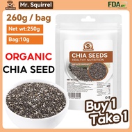 Mr.Squirrel Chia Seeds 250g Organic Chia Seeds Slimming Black Chia Seeds