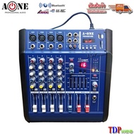 New POWER MIXER เพาเวอร์มิกเซอร์ ขยายเสียง มีบลูทูธ 4Channel Powered Mixing Console DJ Audio Mixer A