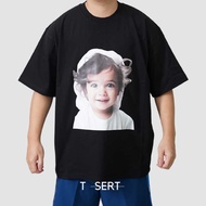 ADLV White Cap Boy Black Tee ADLV Authentic T-Shirt/