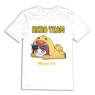 Mister Duck T-shirt -Hero Team / mister duck shirt