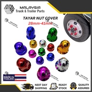 Truck Lorry Nut Cover Nut Lori Nat VOLVO SCANIA HINO ISUZU 28mm-41mm Wheel Tayar Nut Cover Thailand 