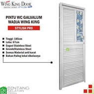 ready PINTU KAMAR MANDI WADJA WING KING STYLISH PRO GALVALUME TAHAN